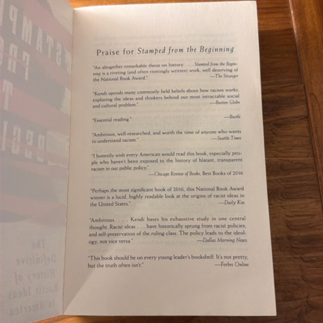 Stamped from the Beginning by Ibram X. Kendi, Paperback | Pangobooks