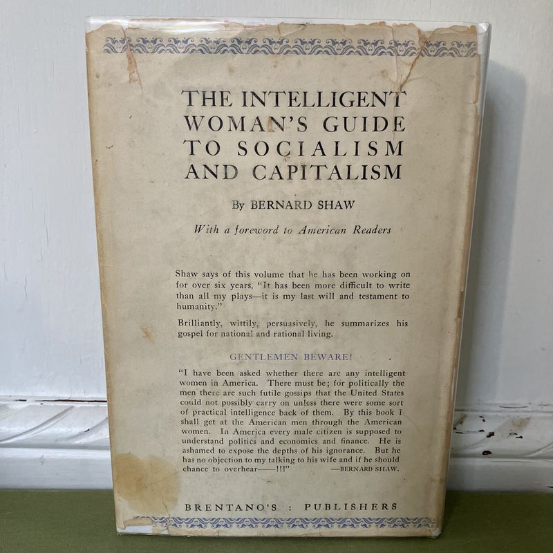 The Intelligent Woman’s Guide to Socialism & Capitalism 