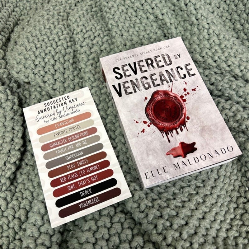 Severed by Vengence PS Book Club SPECIAL EDITION