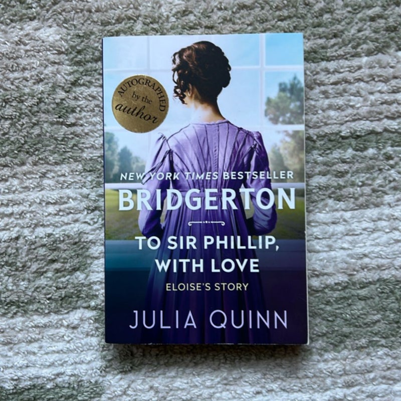 To Sir Phillip, with Love