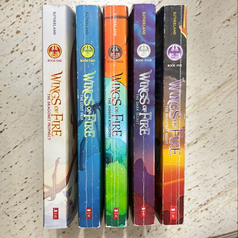 Wings of Fire Books 1-5