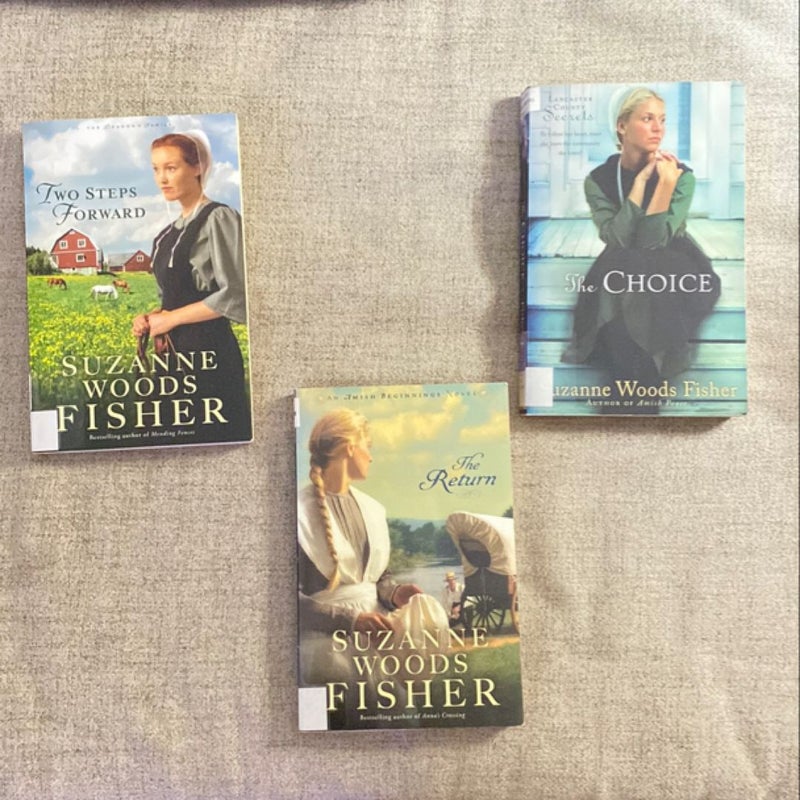 Suzanne Woods Fisher Bundle (The Choice, Two Steps Forward, and The Return)