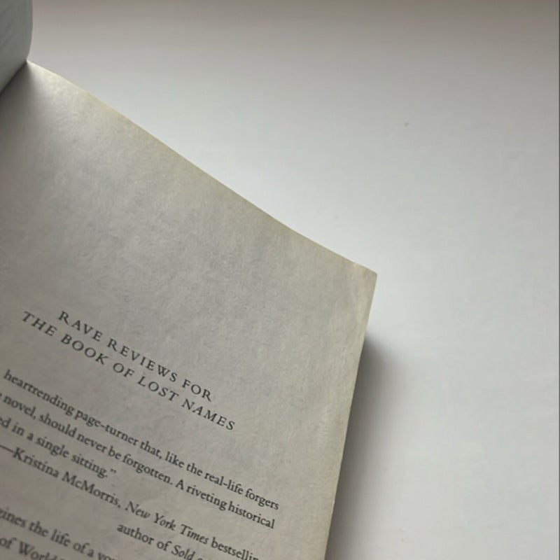 The Book of Lost Names