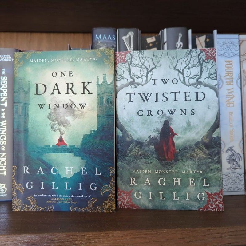 One Dark Window and Two Twisted Crowns (UK paperback)