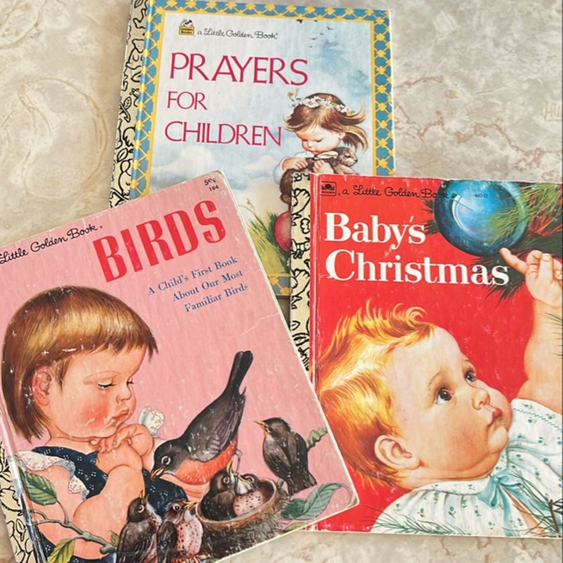 Little Golden Book bundle of 3