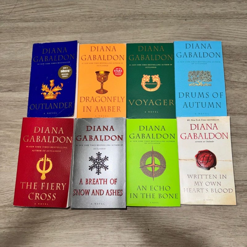 Outlander mass market Books 1-8