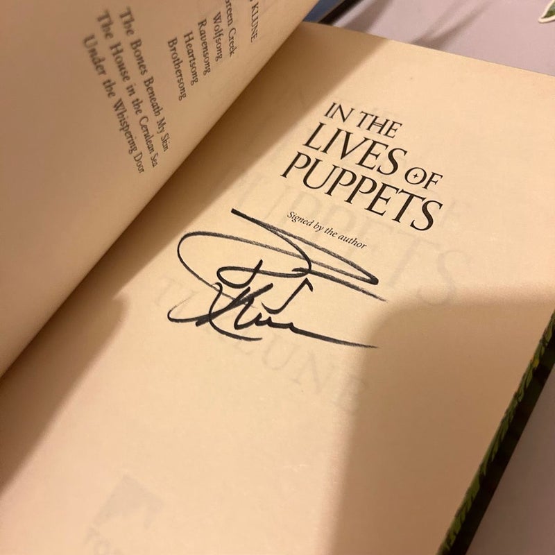 In The Lives of Puppets *WATERSTONES SIGNED EDITION*