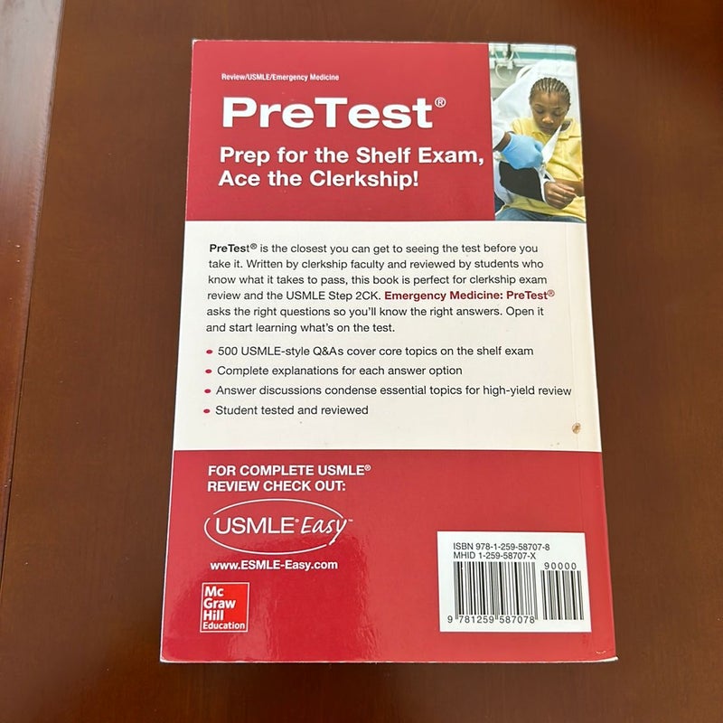 Emergency Medicine PreTest Self-Assessment and Review, Fourth Edition