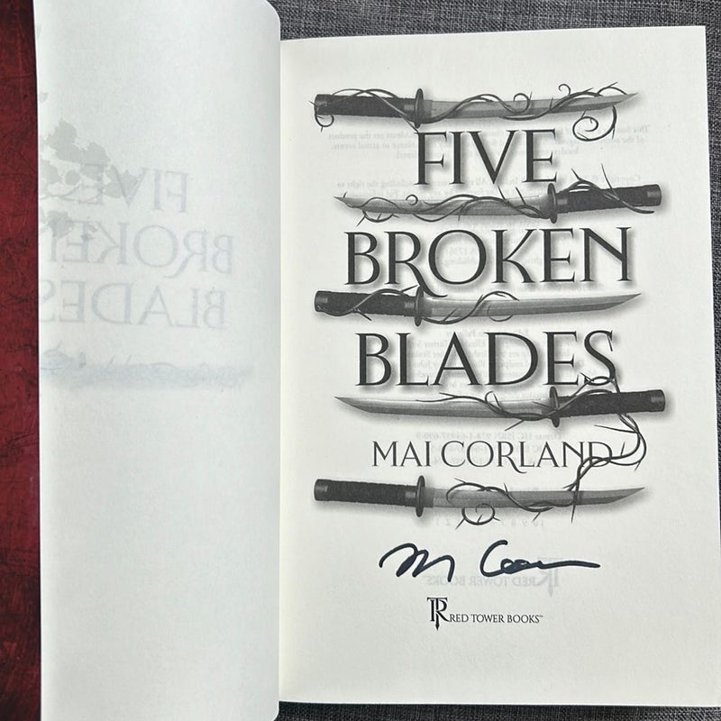 Five Broken Blades SIGNED (Deluxe Limited Edition)