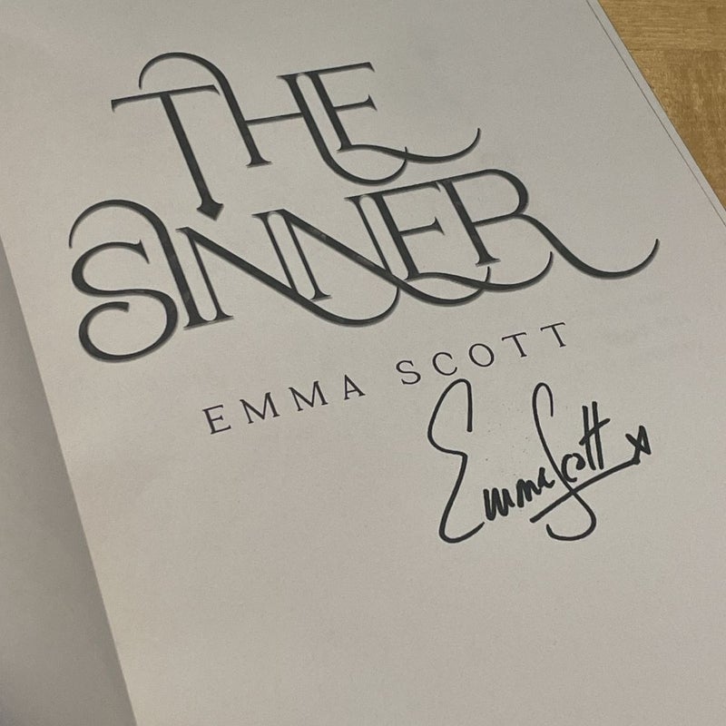 The Sinner by Emma Scott Special Edition SE