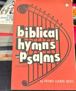 Biblical hymns and psalms 