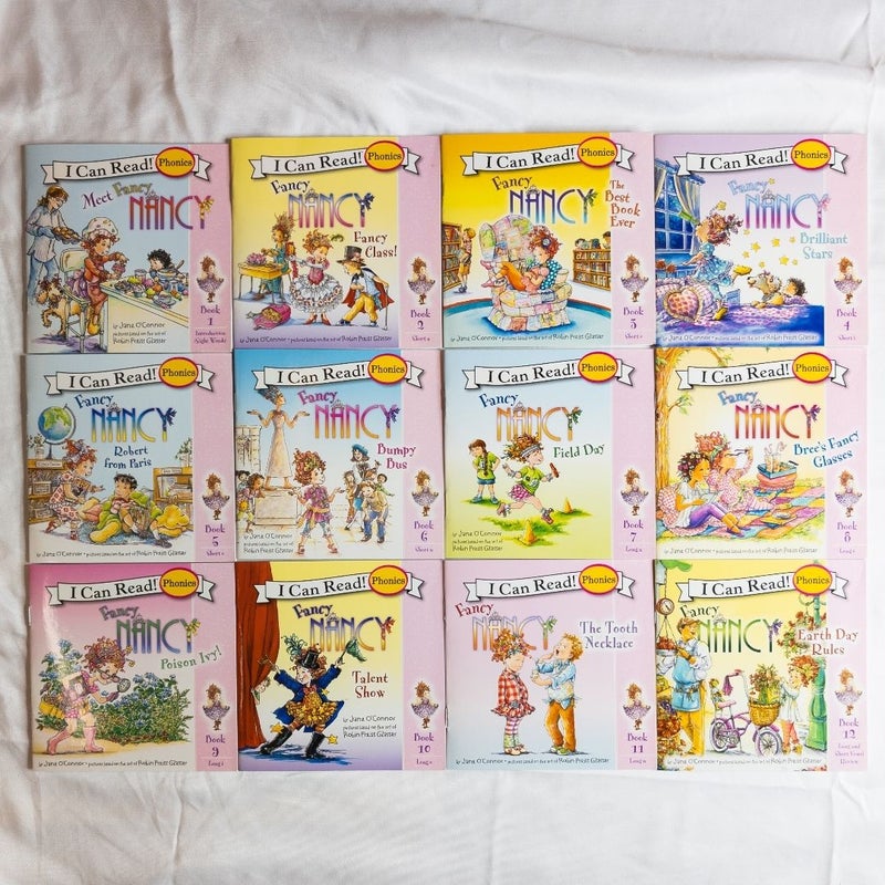 Fancy Nancy Phonics Books Fun Set I Can Read Early Readers Lot 12