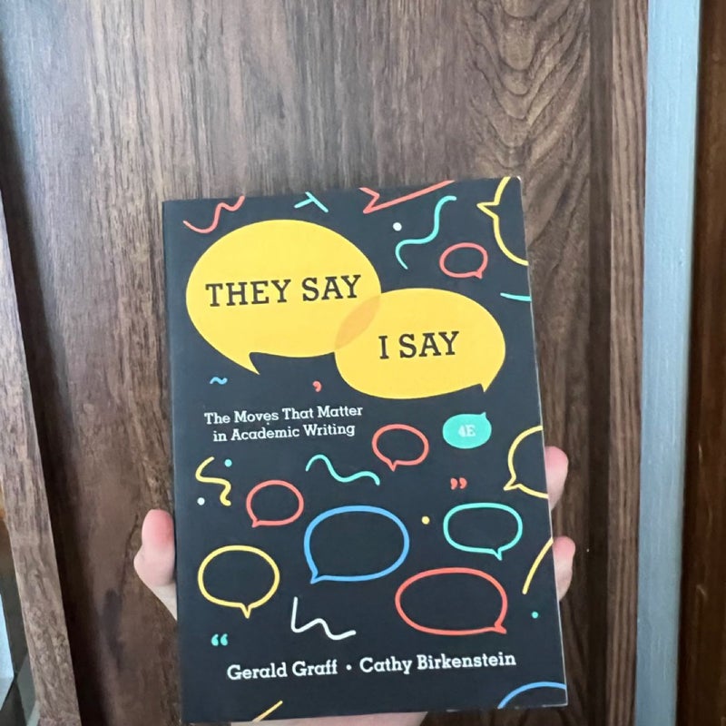 They Say / I Say