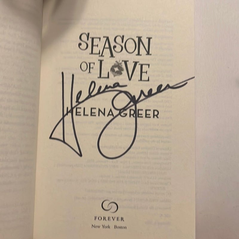 Season of Love (Signed Edition)