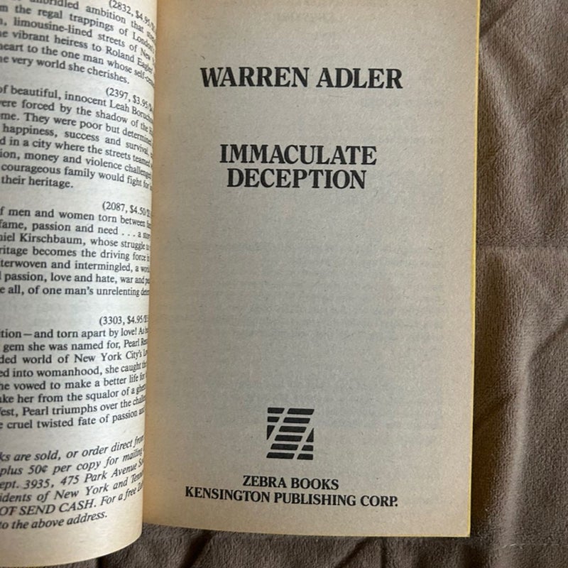 Immaculate Deception  812