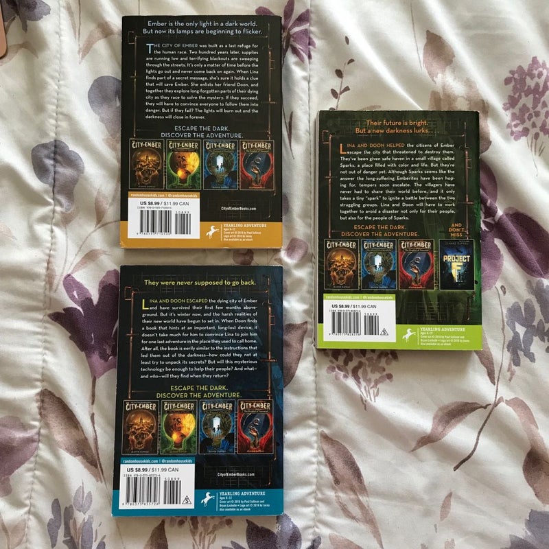 The City of Ember; The People of Sparks; The Diamond of Darkhold