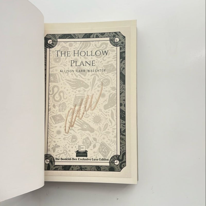 *Bookish Box Signed* The Hallow Plane