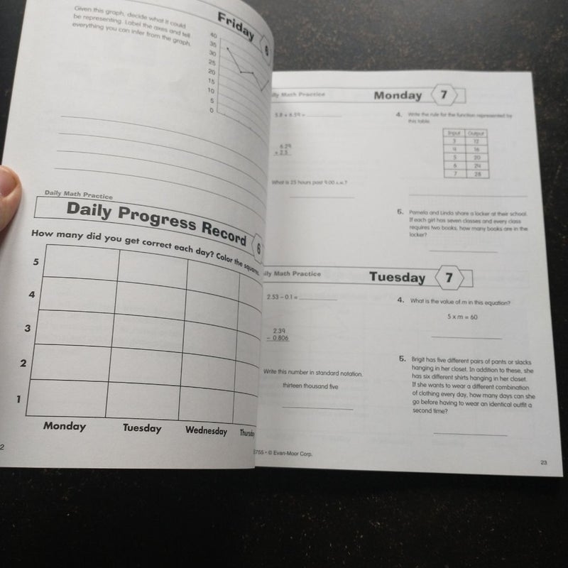 Daily Math Practice (Grade 6+)