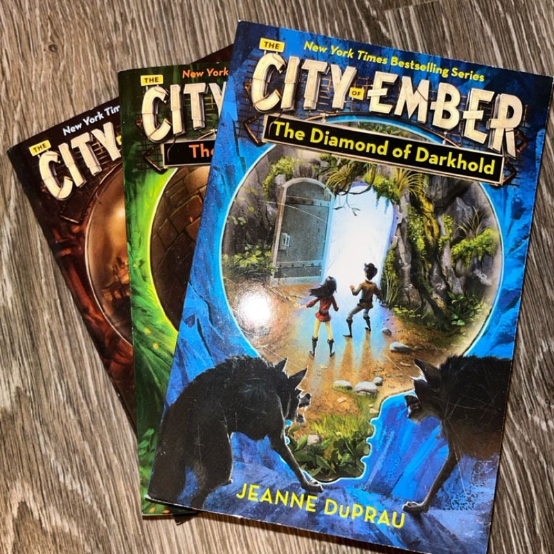 The City of Ember books 1, 2, & 3