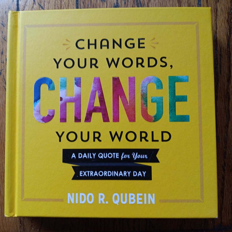 Change Your Words