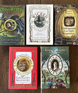 BUNDLE Gregory Maguire - Wicked, Son of a Witch, Confessions of an Ugly Stepsister, A Lion Among Men, Mirror Mirror