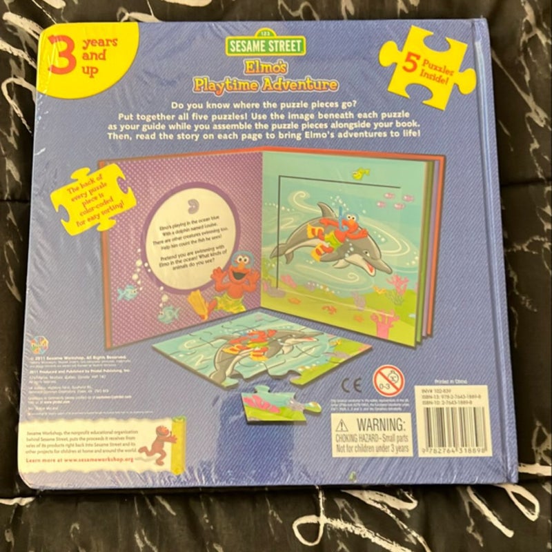 Elmo’s Playtime Adventure Puzzle Book