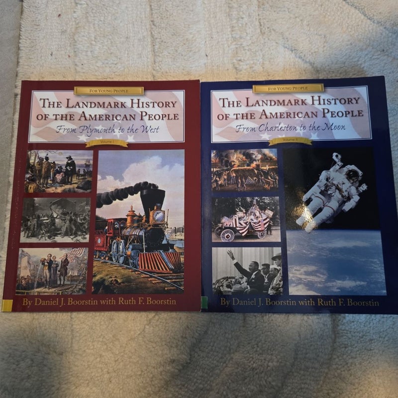 The Landmark History of the American People Vol. 1 & 2