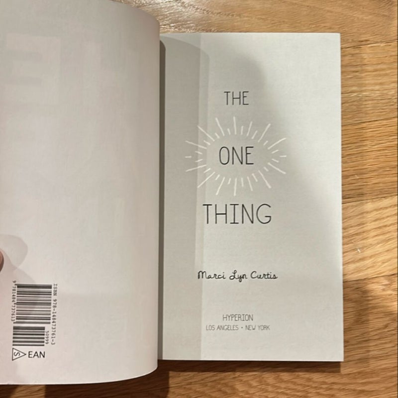 The One Thing