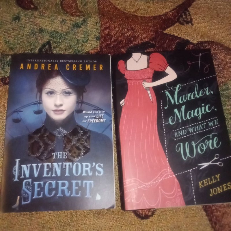 YA Historical English Fantasy Bundle -The Inventor's Secret and Murder, Magic, And What We Wore