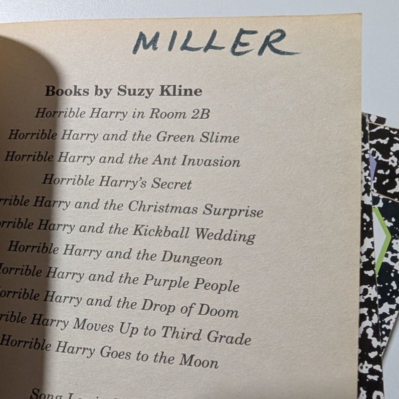 Lot of 6 Horrible Harry Books