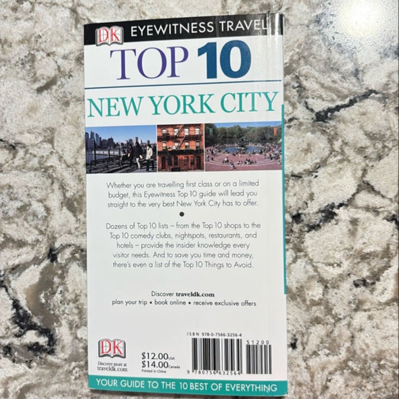 Eyewitness Top 10 Travel Guide - New York