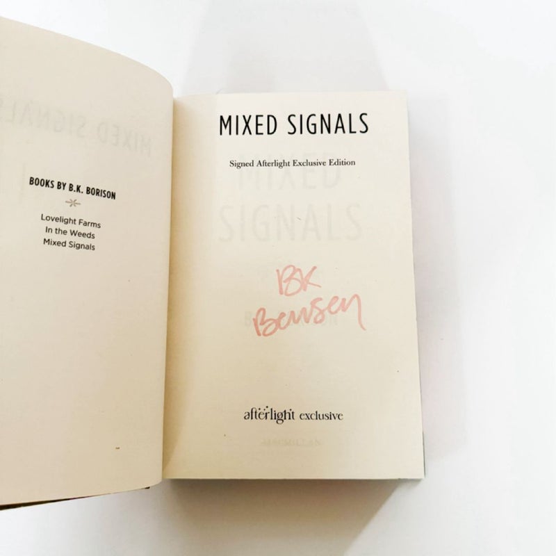 Mixed Signals (SIGNED Illumicrate/Afterlight Exclusive Edition)