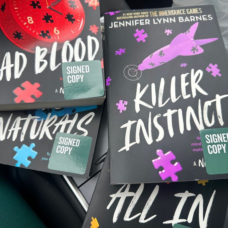 The naturals series jennifer lynn barnes signed by jennifer lynn barnes