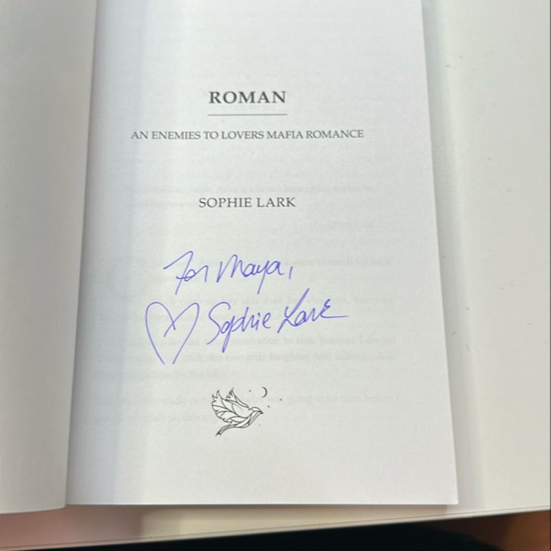 Roman signed OOP cover