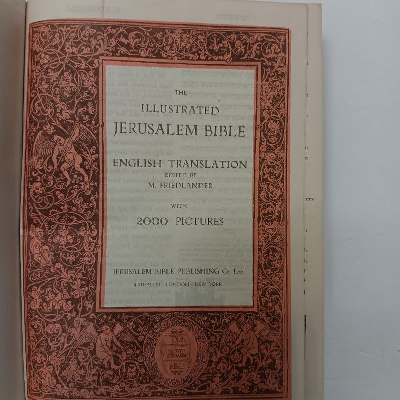 Illustrated Jerusalem Bible English Translation With 2000 Pictures 