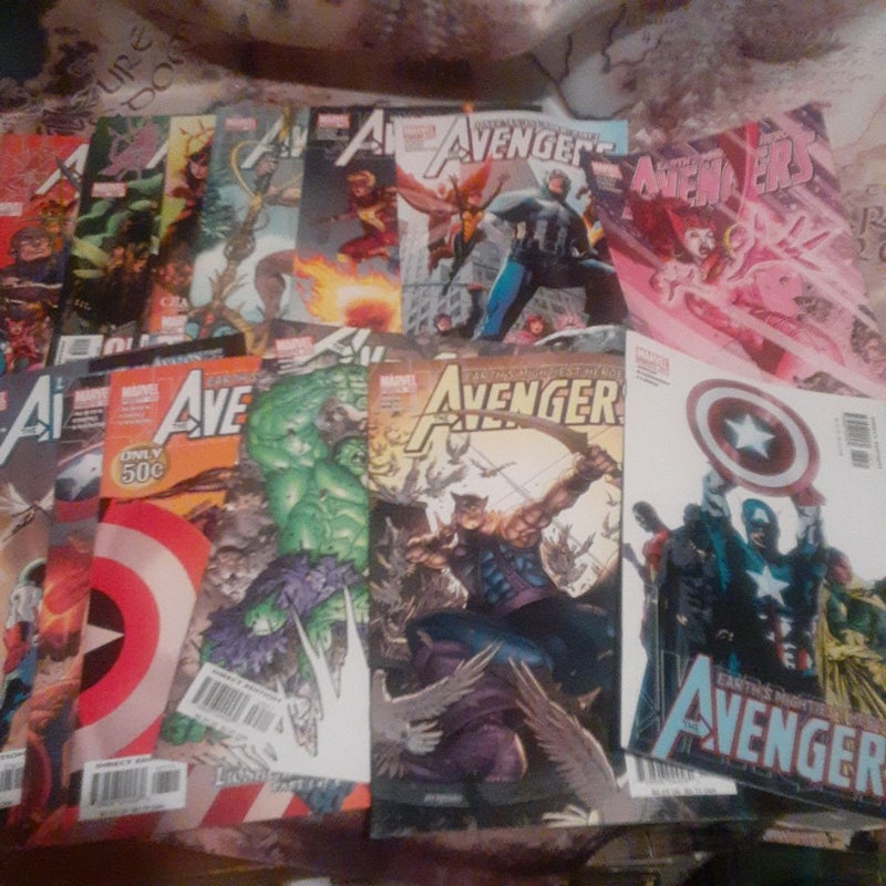 Complete Geoff Johns Avengers Comic Lot 