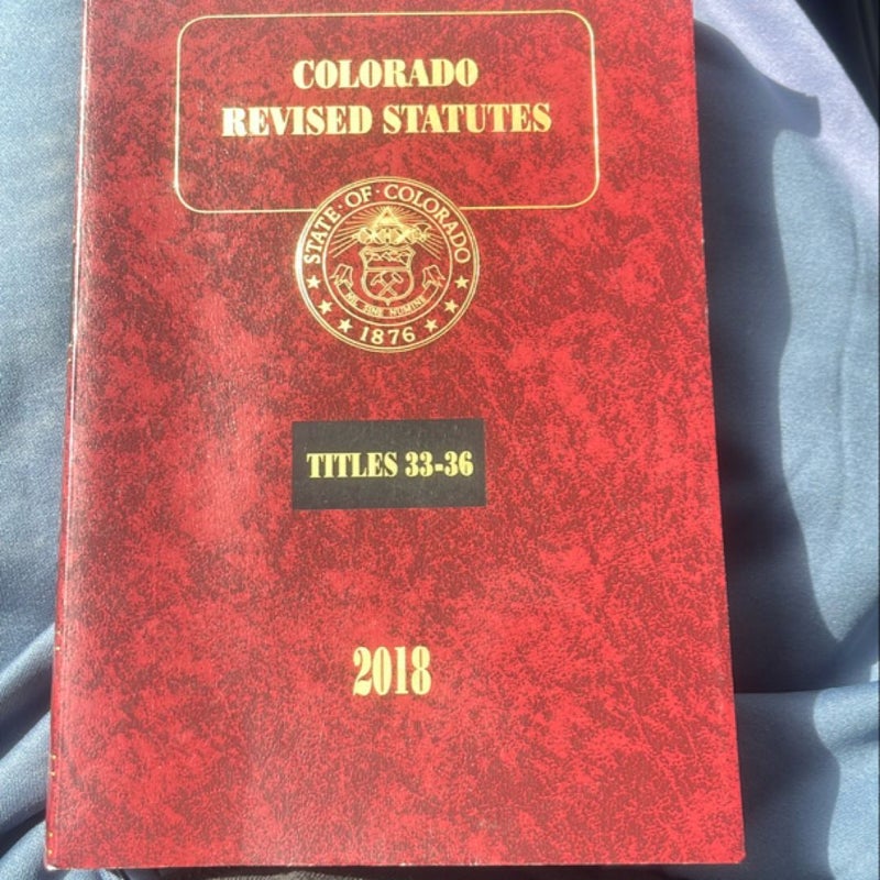 COLORADO REVISED STATUTES