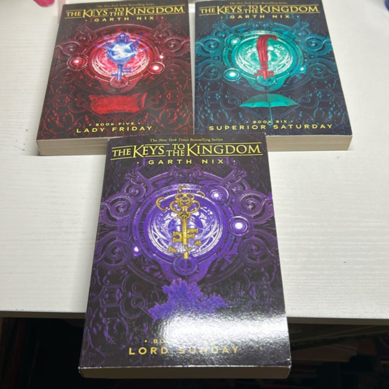 Lot of 7: The Keys to the Kingdom Series