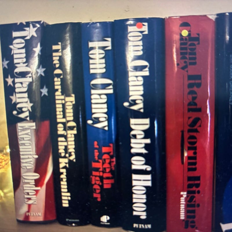 TOM CLANCY Book Lot (6 📚)