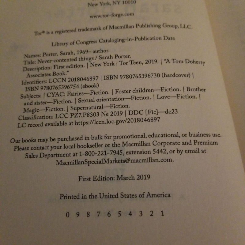 Never-Contented Things