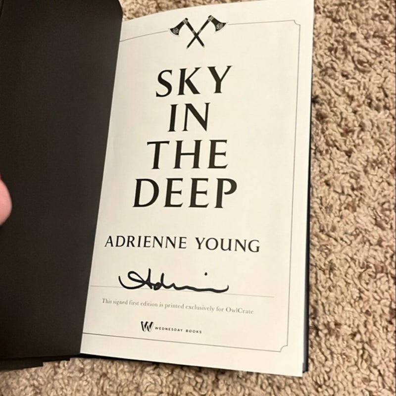 Sky in the Deep (SIGNED Owlcrate edition with author letter)