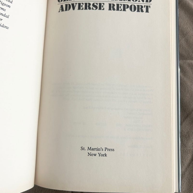 Adverse Report