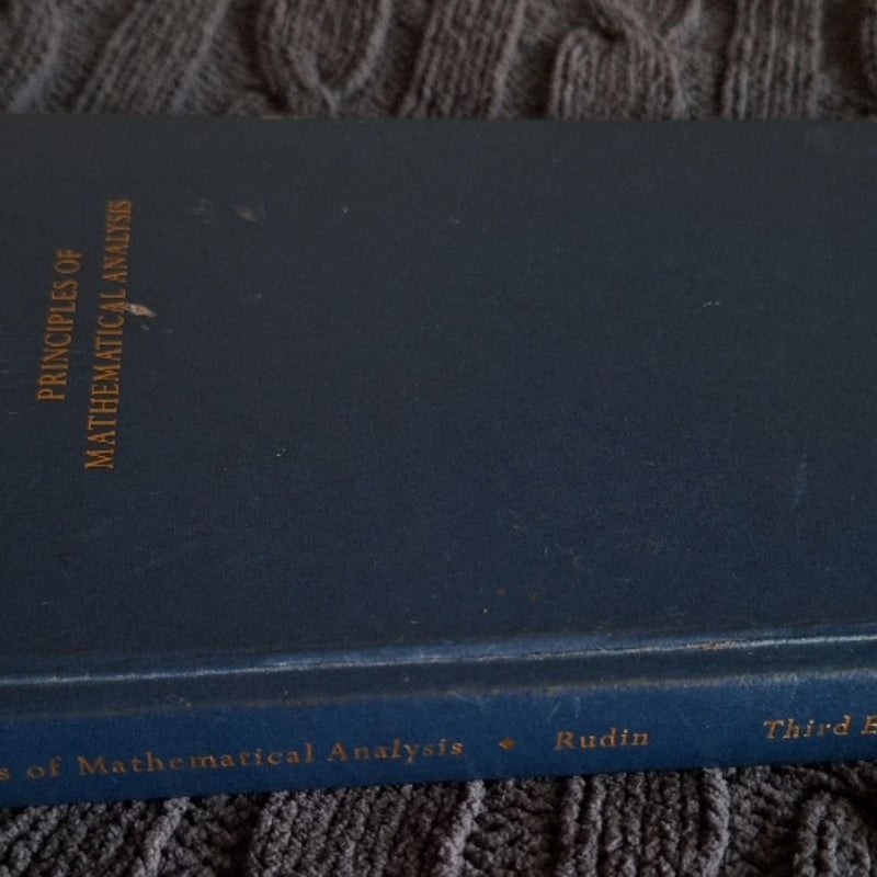 Principles of mathematical analysis 