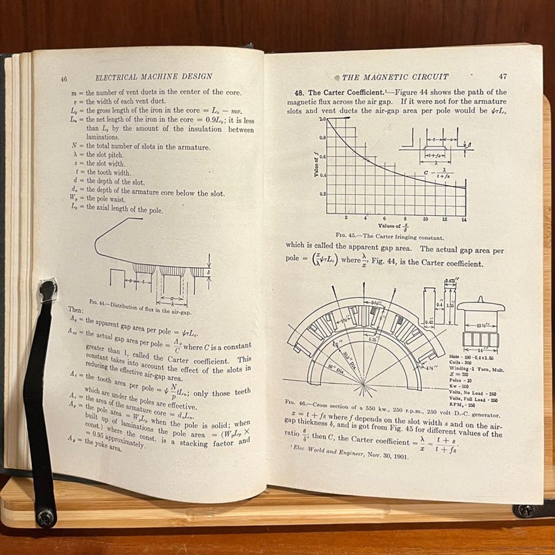 RARE 1926 Book Electrical Machine Design VERY GOOD Hardback