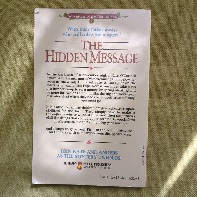 Adventures of the Northwoods Book 2: The Hidden Message