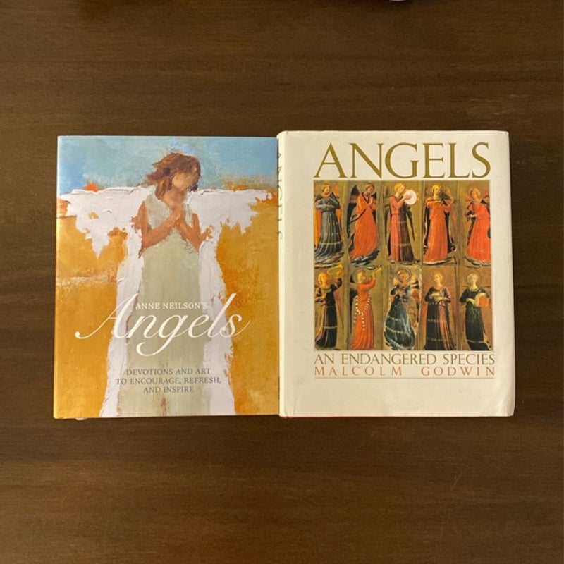 Angels An Endangered Species & Anne Neilson’s Angels Hardback Book Bundle