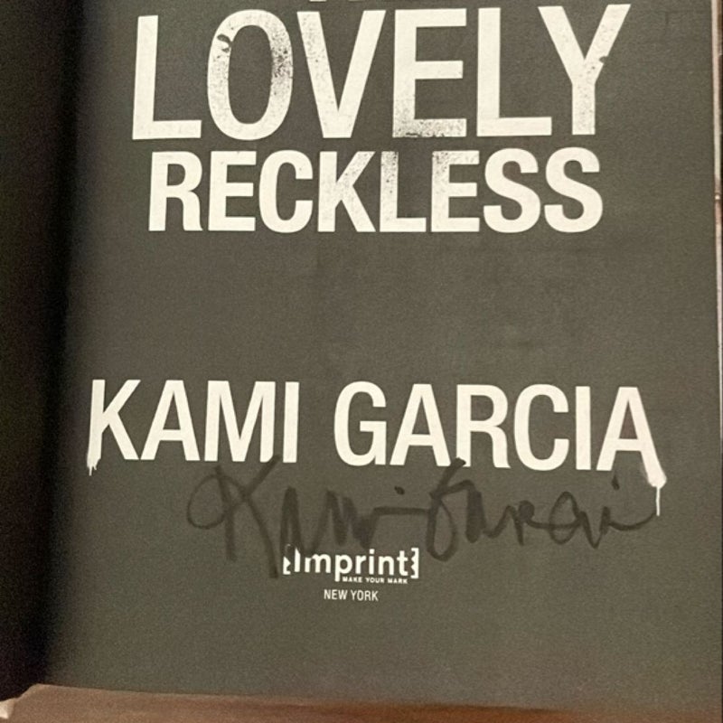 The Lovely Reckless - SIGNED BY AUTHOR