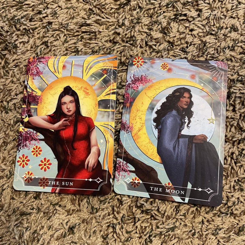 Girls of Paper and Fire Fairyloot Tarot Cards