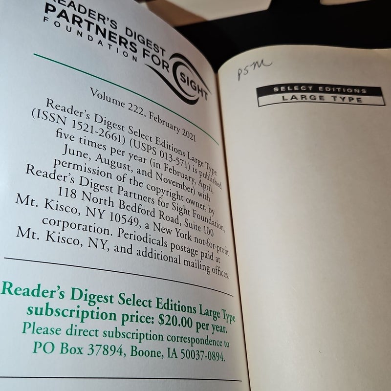 Reader's Digest Select Editions Large Type