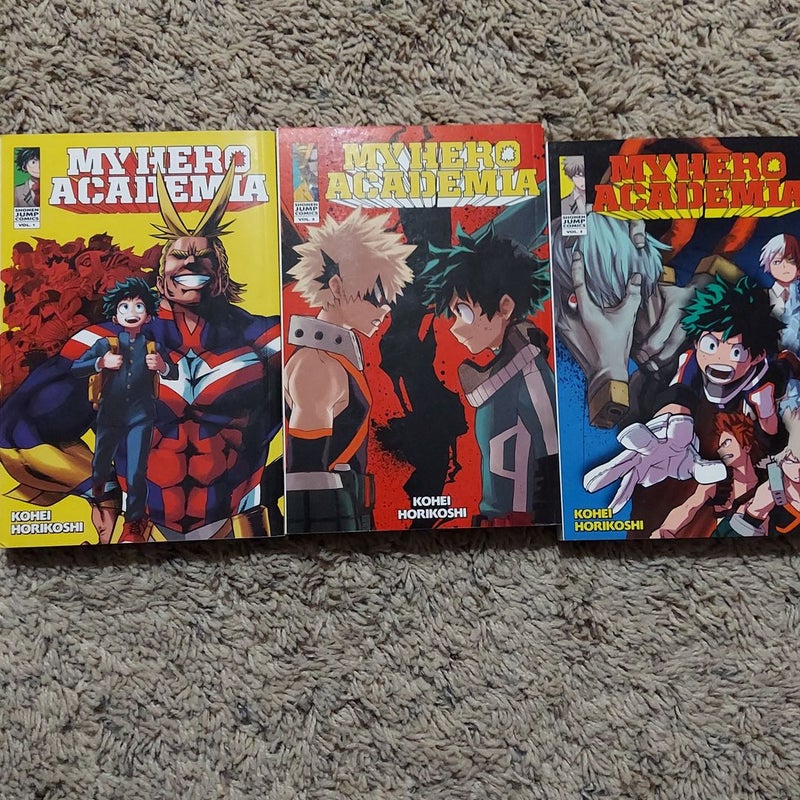 My Hero Academia volumes 1-5